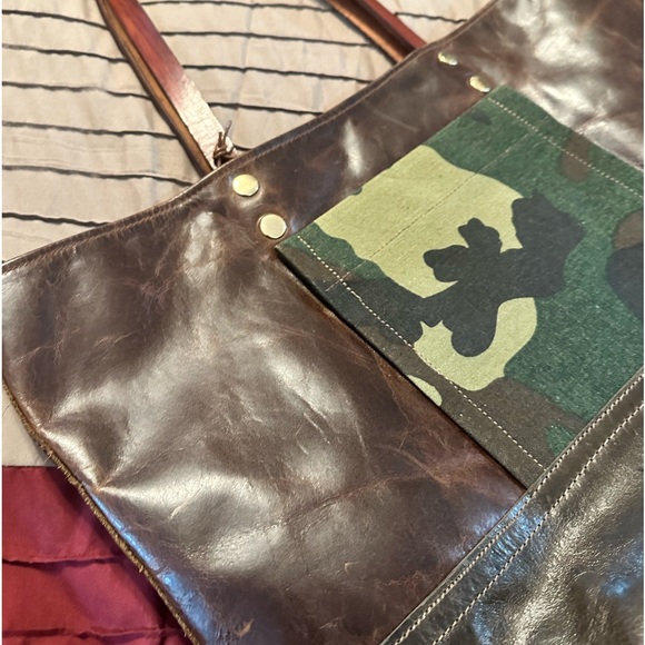 Original Leather Handcrafted Tote -NWT - Picture 2 of 11